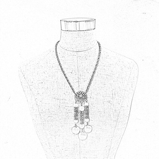 Artigiana Fiorentina Bigiotteria - Collana ottone dorato