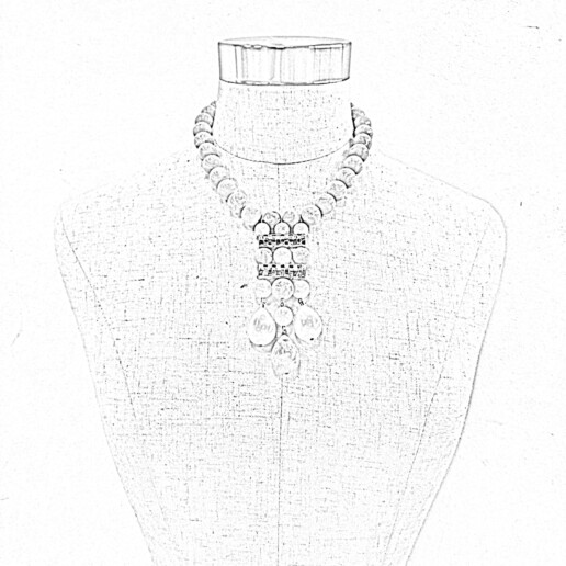 Artigiana Fiorentina Bigiotteria - Collana ottone dorato