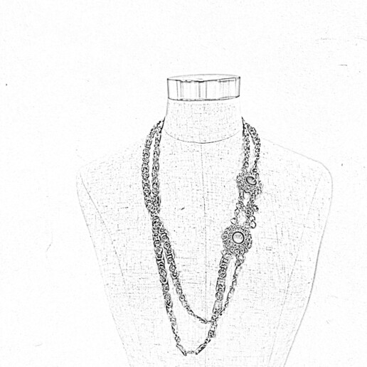 Artigiana Fiorentina Bigiotteria - Collana ottone dorato