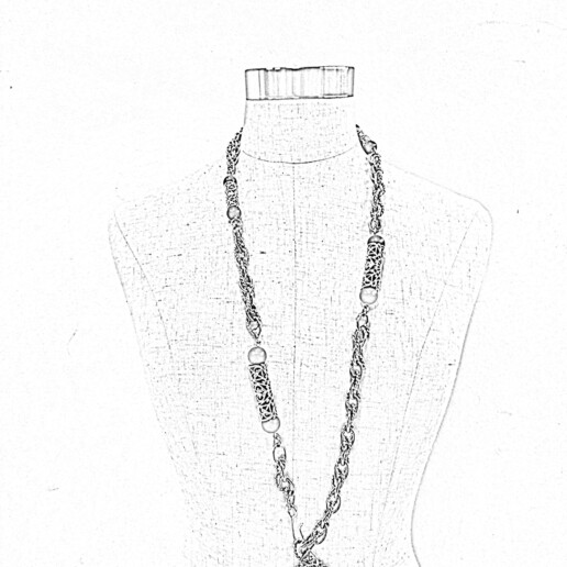 Artigiana Fiorentina Bigiotteria - Collana ottone dorato
