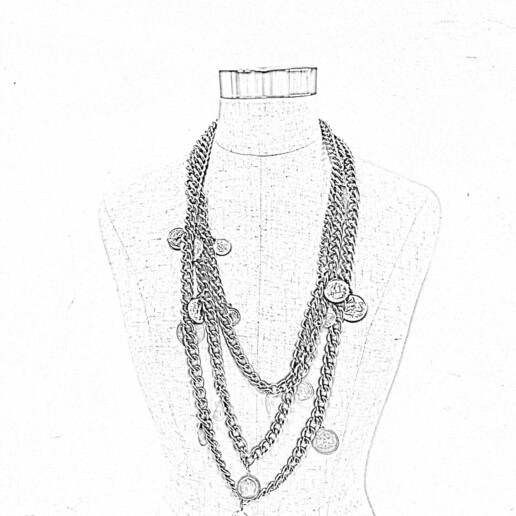 Artigiana Fiorentina Bigiotteria - Collana ottone dorato