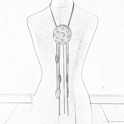 Artigiana Fiorentina Bigiotteria - Collana ottone