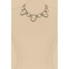 Artigiana Fiorentina Bigiotteria - Collana ottone stampato