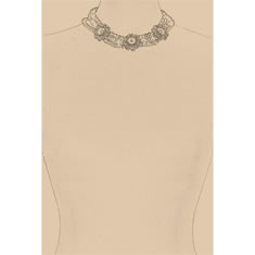 Artigiana Fiorentina Bigiotteria - Collana mezzi cristalli