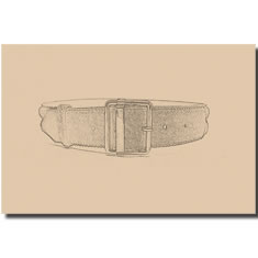 BRACCIALE IN PELLE BOMBATA