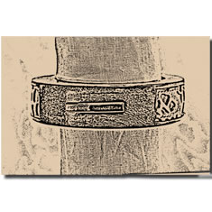 BRACCIALE RIGIDO IN LEGNO