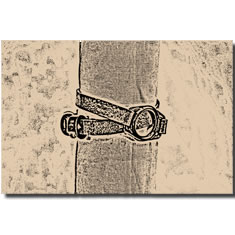BRACCIALE DOPPIO GIRO CON ATTACCO LACCATO