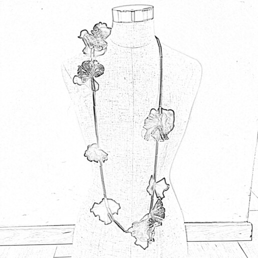 Artigiana Fiorentina Bigiotteria - Collana ottone dorato