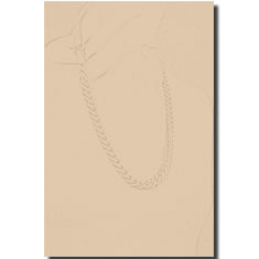 COLLANA IN PELLE E CATENA