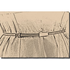 CINTURA SEMPLICE STRETTA