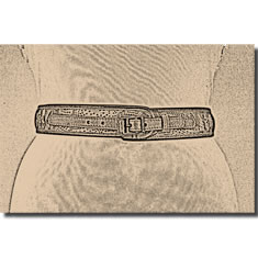 CINTURA CORSETTO BORDATA