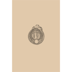 Artigiana Fiorentina Bigiotteria- orecchino ottone stampato e dorato