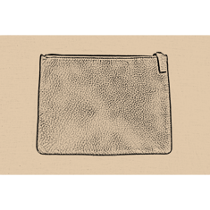POCHETTE IN PELLE