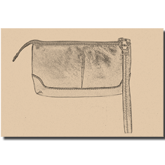 POCHETTE IN PELLE