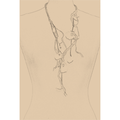 Artigiana Fiorentina Bigiotteria - Collana ottone nichelato