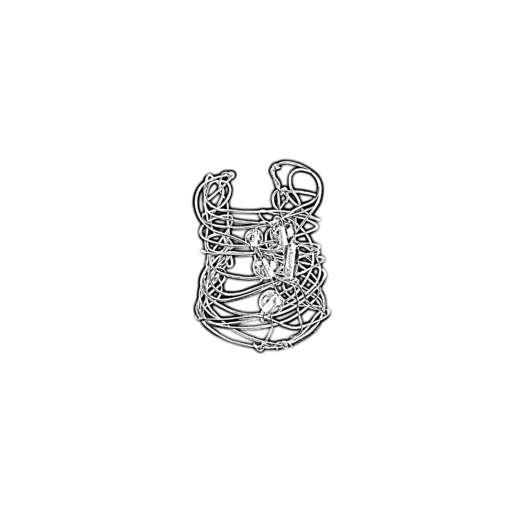 Artigiana Fiorentina Bigiotteria- Bracciale ottone dorato