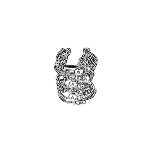 Artigiana Fiorentina Bigiotteria- Bracciale ottone nichelato