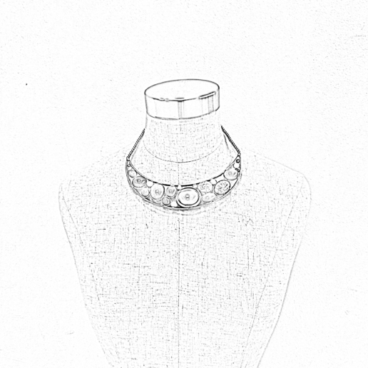 Artigiana Fiorentina Bigiotteria - Collana ottone dorato