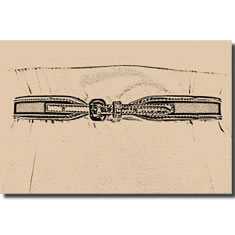 CINTURA FASCIA BORDATA