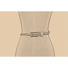 CINTRA INTRECCIATA IN PELLE