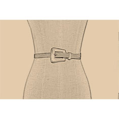 CINTURA INTRECCIATA IN PELLE
