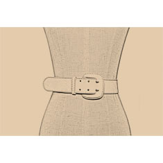 CINTURA IN CAMOSCIO
