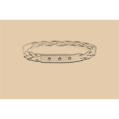 BRACCIALE IN CAMOSCIO
