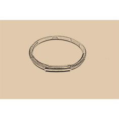 BRACCIALE TUBOLARE IN PELLE STAMPATA
