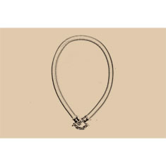 BRACCIALE TUBOLARE IN PELLE