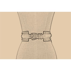 CINTURA CORSETTO IN PELLE