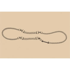 COLLANA IN CORDA INTRECCIATA