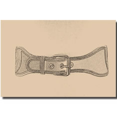 CINTURA CORSETTO IN PELLE CON CORNICE IN PELLE