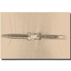 CINTURA SEMPLICE IN PELLE
